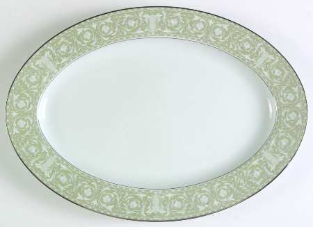 Buckingham 14" Oval Serving Platter by Sango