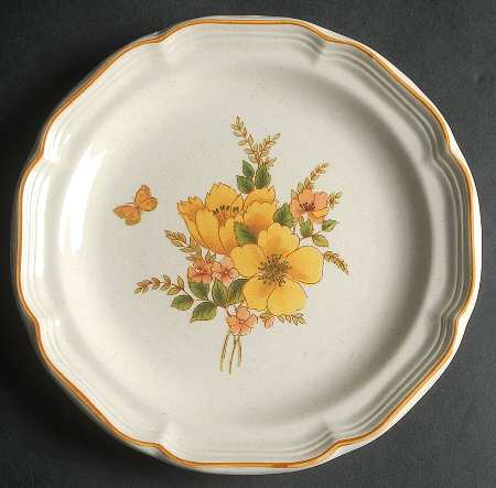 Butterfly Salad Plate by Sango