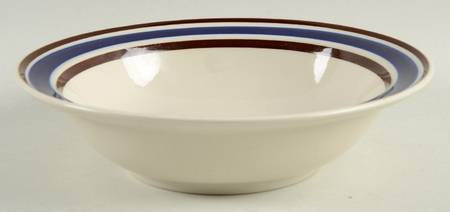 Catalina Blue Rim Cereal Bowl