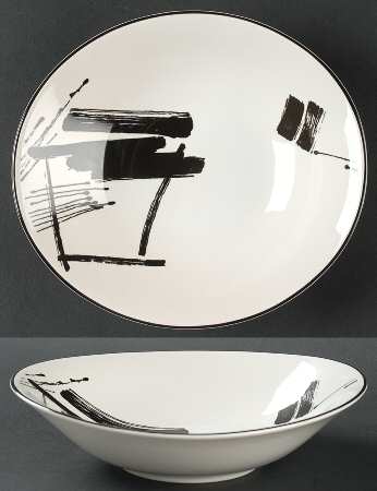 Calligraphy II Coupe Soup Bowl