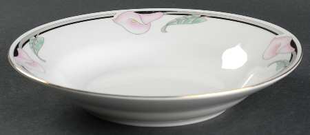 Calla Lily Pink Coupe Soup Bowl