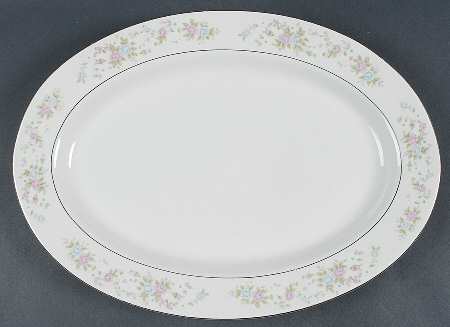 Cannes 14" Oval Serving Platter by Sango