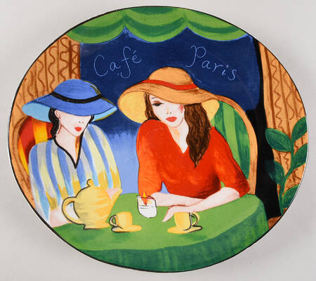 Cafe Paris 12" Chop Plate (Round Platter) by Sango