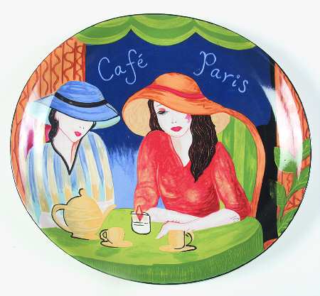 Cafe Paris 12" Chop Plate (Round Platter) by Sango