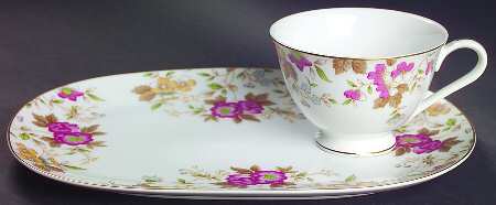 Carlton Snack Plate & Cup Set