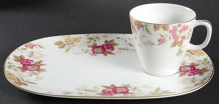 Carlton Snack Plate & Cup Set