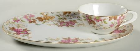 Carlton Snack Plate & Cup Set