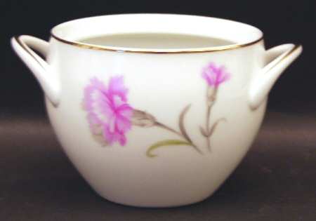 Carnation Sugar Bowl No Lid