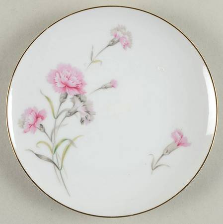 Carnation Salad Plate
