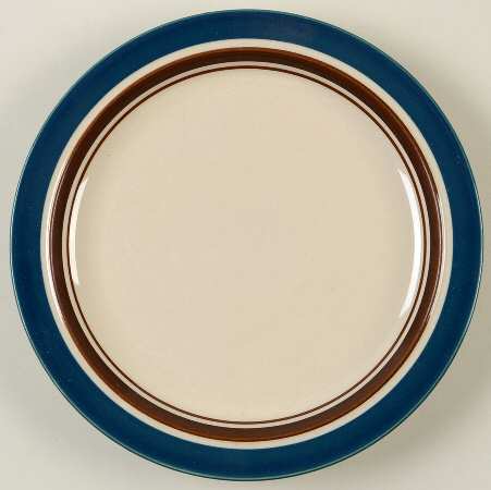Carousel Blue Salad Plate