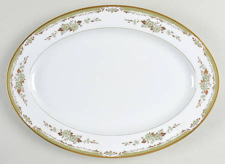 Cathay 14" Oval Serving Platter