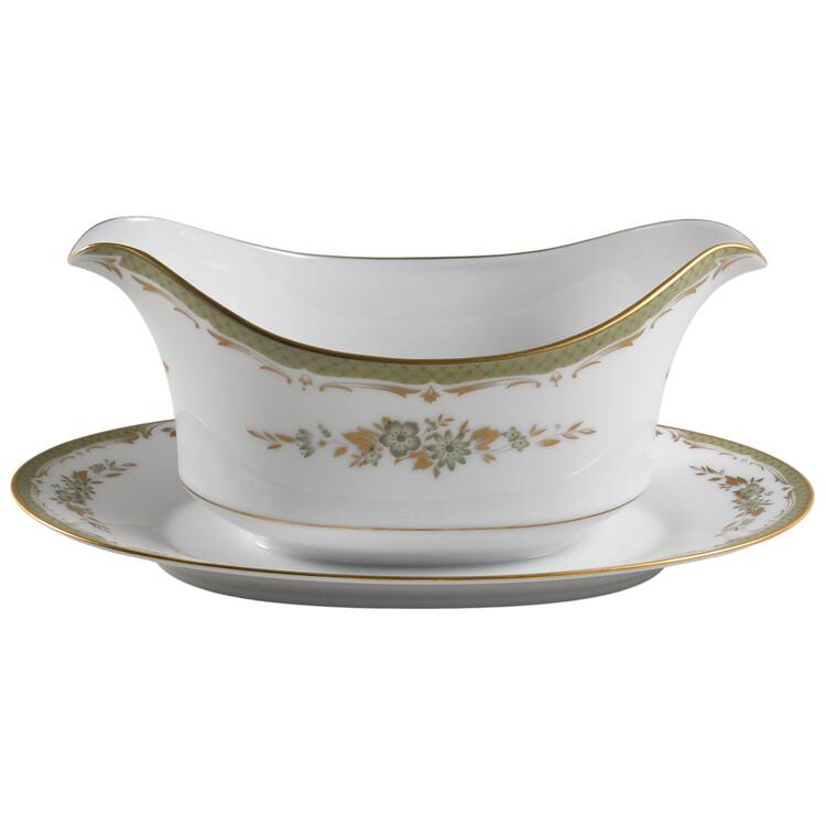 Cathay Gravy Boat with Attached Underplate