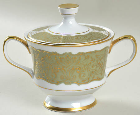 Chantilly (Gold Trim) Sugar Bowl & Lid