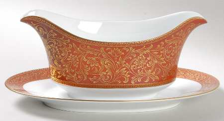 Charlemagne Gravy Boat with Attached Underplate