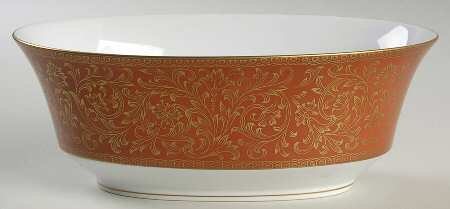 Charlemagne 9" Oval Vegetable Bowl by Sango