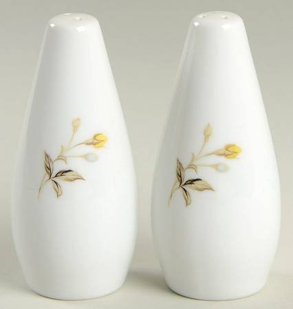 Charlote (Gold Trim) Salt & Pepper Set