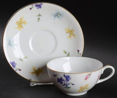 Charm Flat Cup & Saucer Set