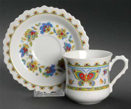 Cho Cho San Flat Cup & Saucer Set