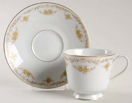 Cheltenham Footed Cup & Saucer Set