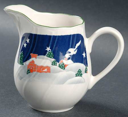 Christmas Eve (Smooth Edge) Creamer