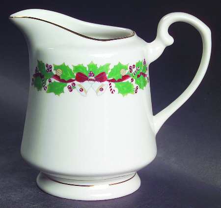Christmas Holly Creamer