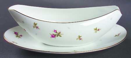 Chintz Gravy Boat & Underplate/Relish