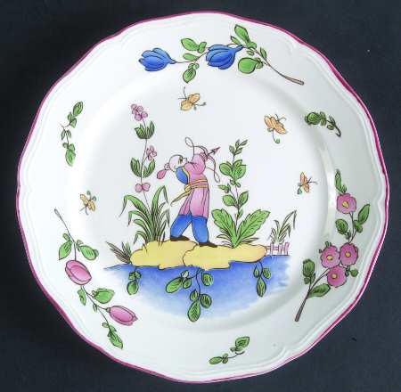 Chinoiserie Salad Plate