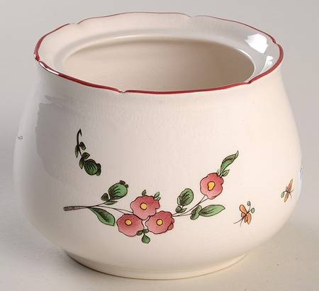 Chinoiserie Sugar Bowl No Lid