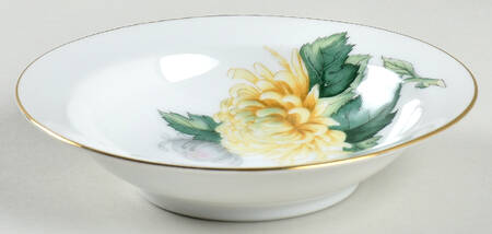 Chrysanthemum (Rim) Rim Fruit/Dessert (Sauce) Bowl