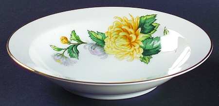 Chrysanthemum (Rim) Rim Soup Bowl