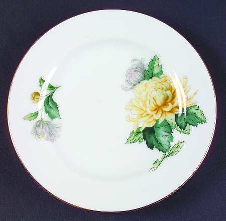 Chrysanthemum (Rim) Bread & Butter Plate