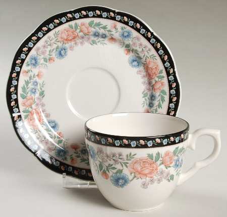 Claremore Flat Cup & Saucer Set