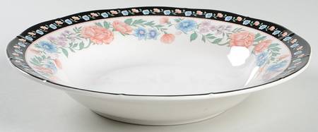 Claremore Large Rim Soup Bowl by Sango