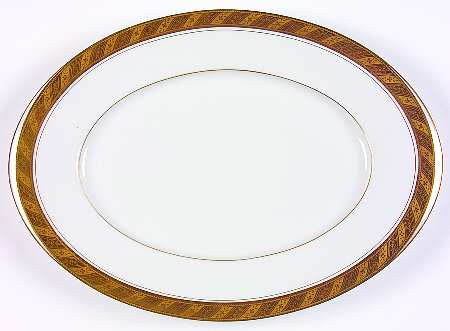 Cleopatra 12" Oval Serving Platter by Sango