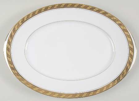 Cleopatra 16" Oval Serving Platter by Sango