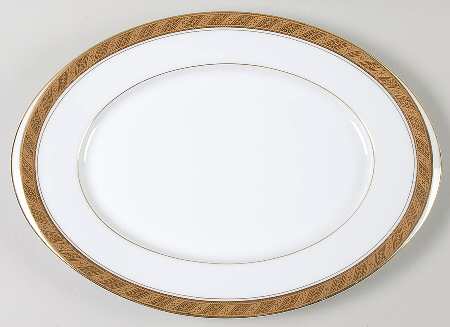 Cleopatra 14" Oval Serving Platter by Sango