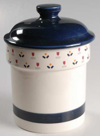 Country Borders Medium Canister & Lid