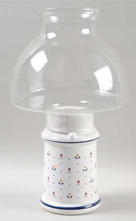 Country Borders Hurricane Lamp & Globe