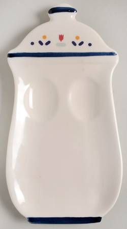 Country Borders Double Spoon Rest/Holder