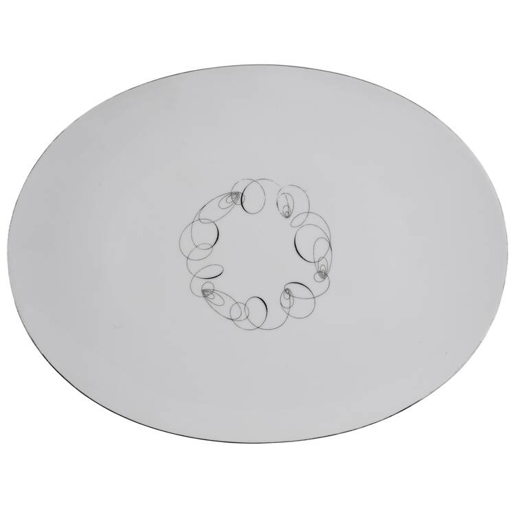 Contemporary 16" Oval Serving Platter