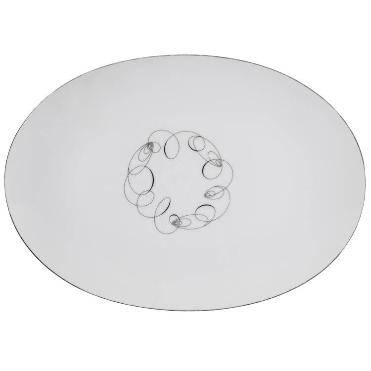Contemporary 12" Oval Serving Platter