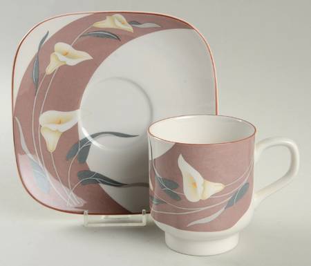 Contempo Flat Cup & Saucer Set