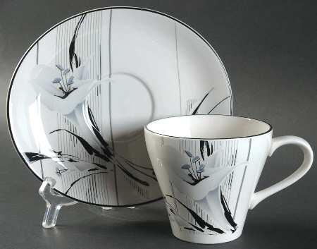 Continental Flat Cup & Saucer Set