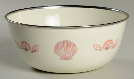 Coquille (Korea, Taiwan) 7 1/4" Metal Bowl
