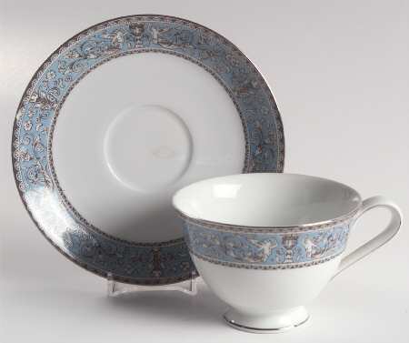 Cornwall Footed Cup & Saucer Set