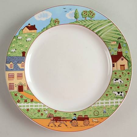 Country Road Salad Plate