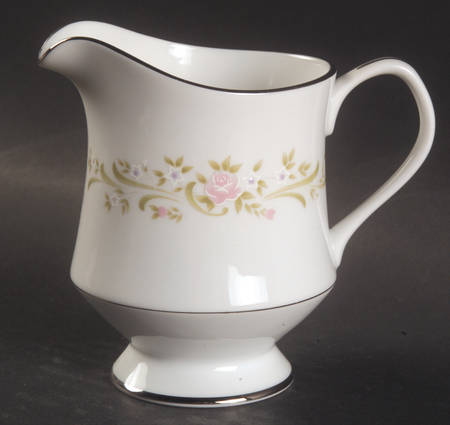 Cotillion Pink Green Floral Creamer