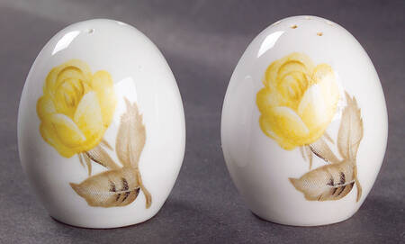 Cotillion Yellow Rose (Coupe) Salt & Pepper Set
