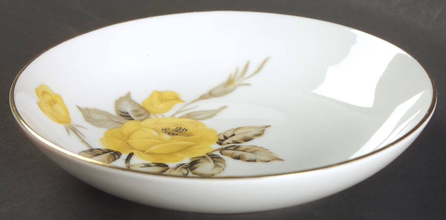 Cotillion Yellow Rose (Coupe) Fruit/Dessert (Sauce) Bowl