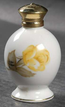 Cotillion Yellow Rose (Coupe) Salt Shaker & Lid